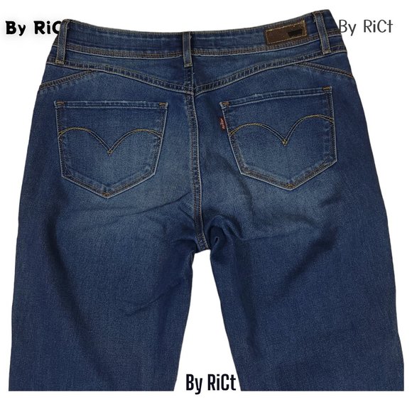 Levi's Revel Skinny Bold Curve Women's Jean's Size 28x30 Stretch Denim Mid Rise - Picture 3 of 10